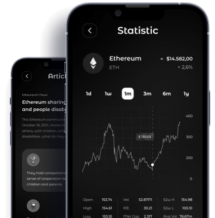 Crypto Trading App on Mobile